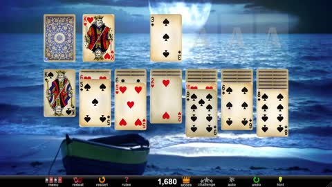 Playing Solitaire on a Friday night
