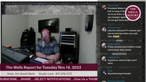 The Wells Report for Tuesday, November 13, 2023