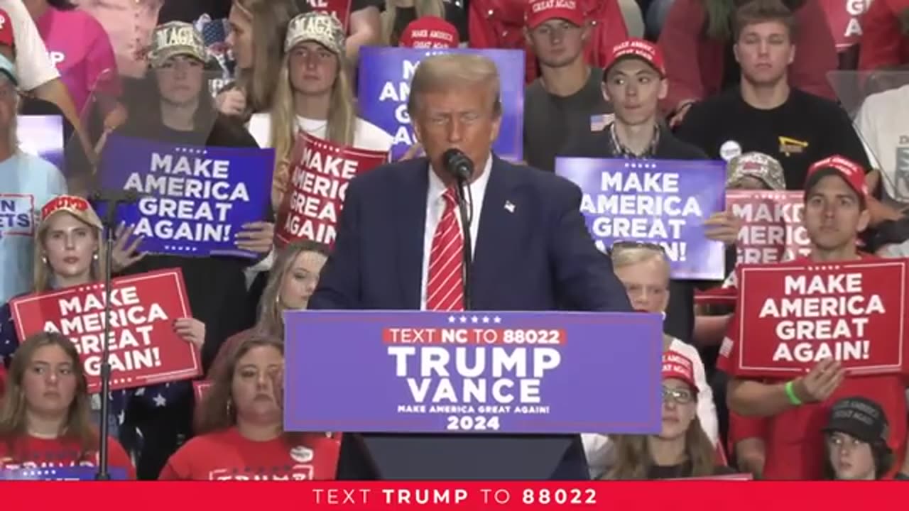 President Trump in Rocky Mount, NC