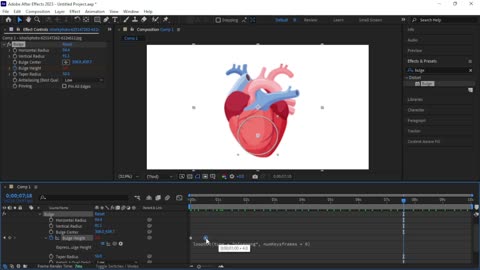 Adobe After Effect - Create Heart Beat Effect