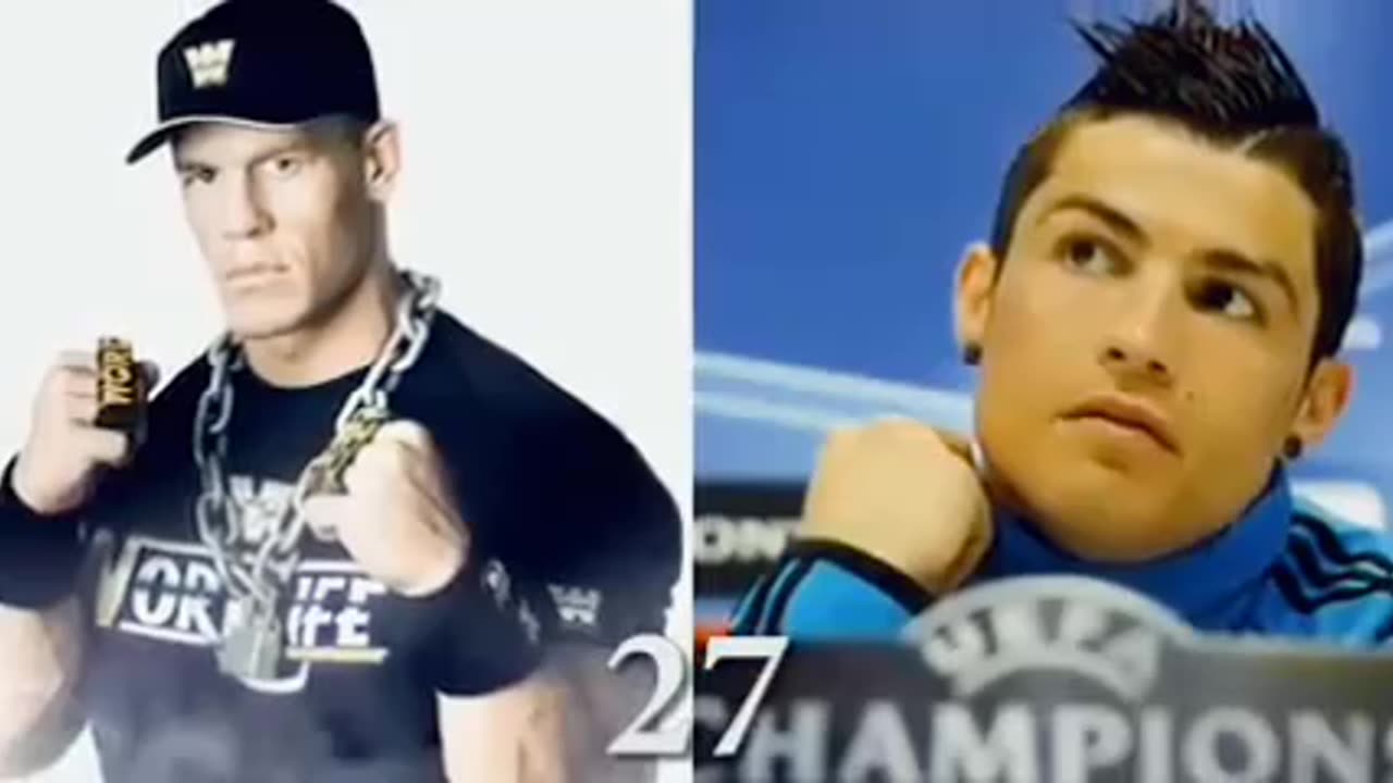 John Cena vs cristiano Ronaldo transmission 2018 / who is better??