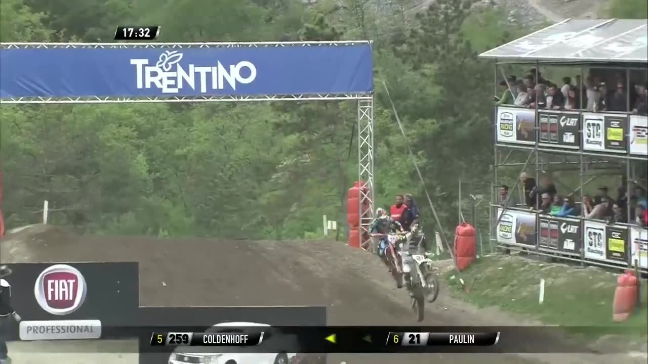 MXGP race 2 TRENTINO ITALY 2017