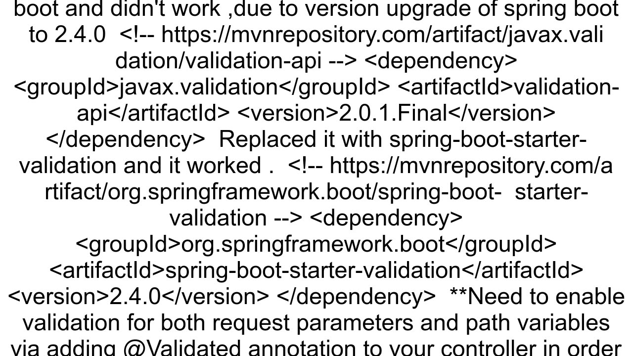 NotNull NotBlank Valid is not working in spring boot rest api validation