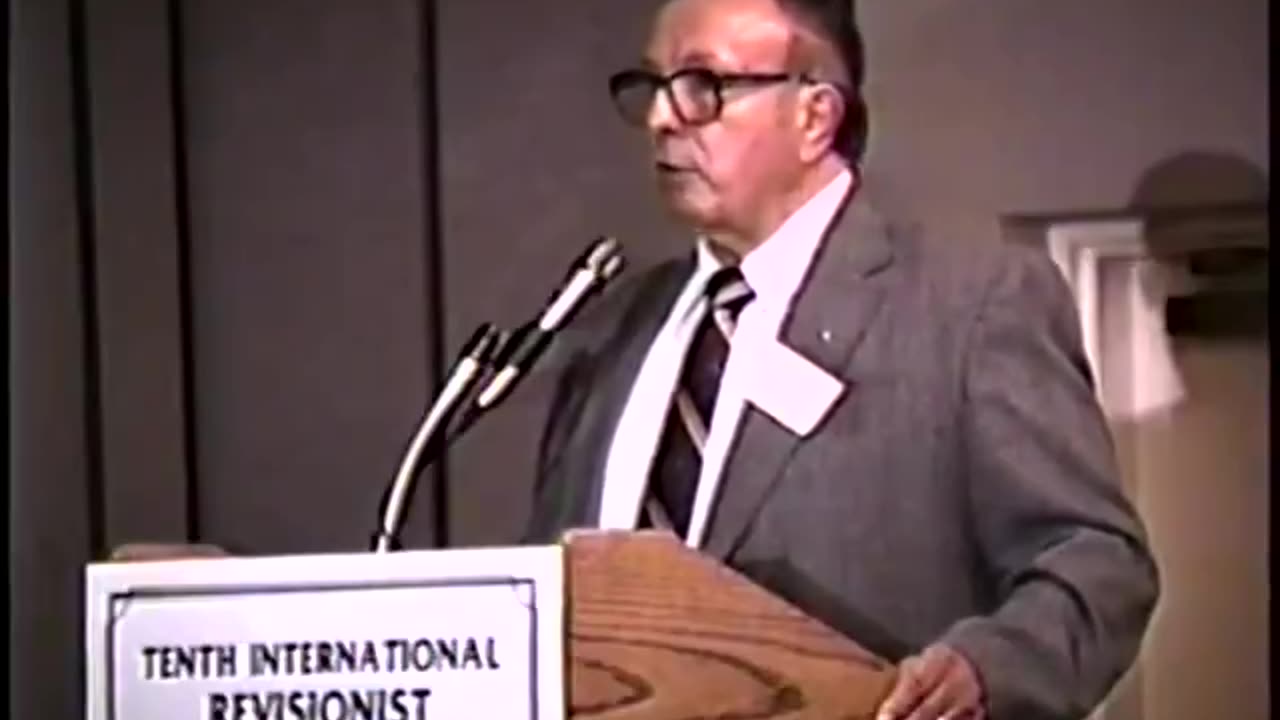 Jerome Brentar at the 10th IHR Conference (1990)