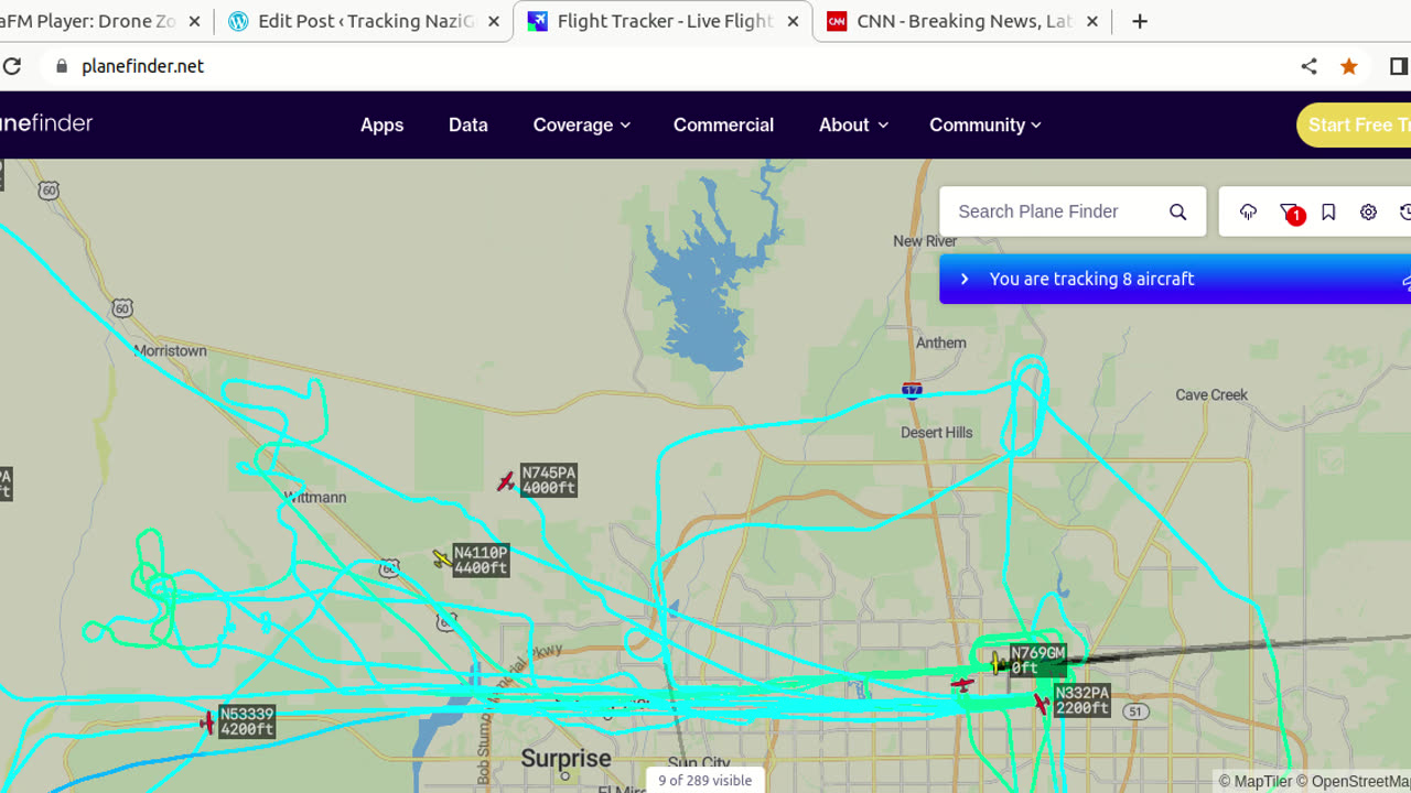 Chinese Mormons still gang stalking US60 and Wittmann AZ from KDVT