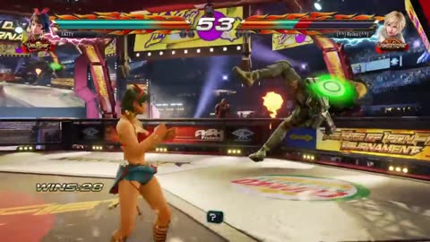 TEKKEN 7 using Josie Part 3 Promted to Vanquisher