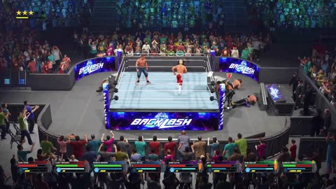 4-Way Tornado Tag_ Cena & Cody _ Sami & Jey _ The Bloodline _ Judgement Day _ WWE2K23 _ 4K