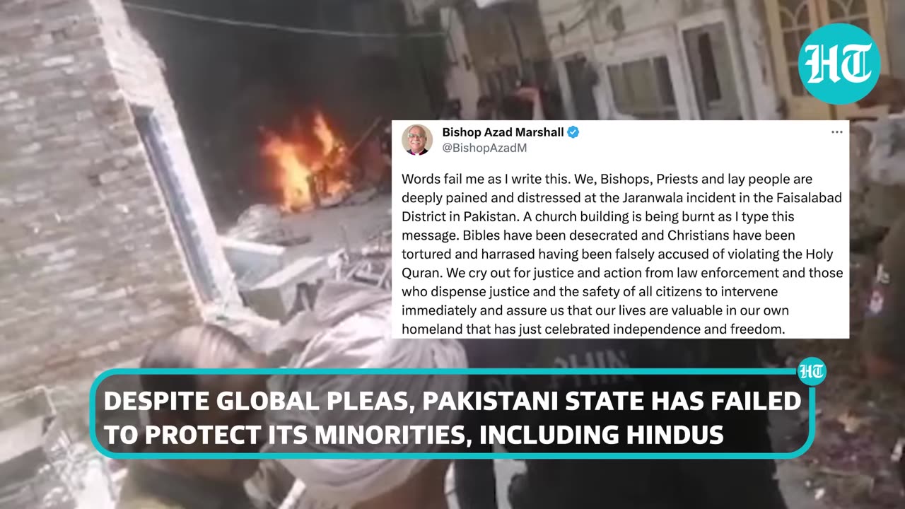 Pakistan: Mob attack on Church in Faisalabad following Blasphemy allegations on Christian family