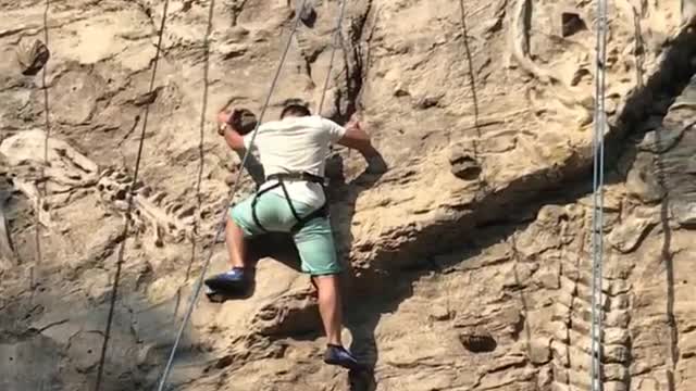 rock climbing