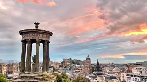 You can always trust the Edinburgh sunset