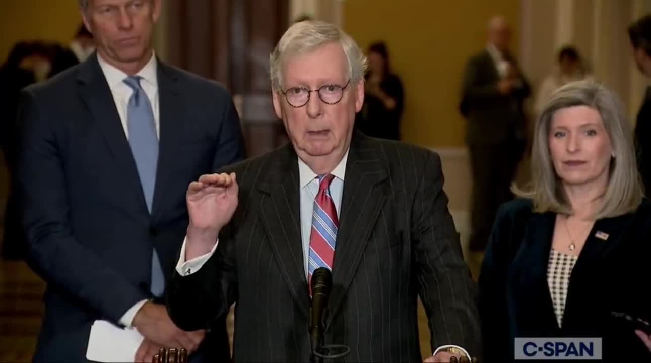 MCCONNELL: "Providing assistance for Ukrainians to defeat the Russians is the number one priority