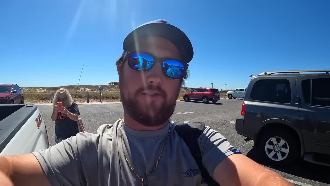 Saltwater PIER FISHING with Shrimp!