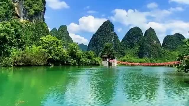 Pure green tourist attractions