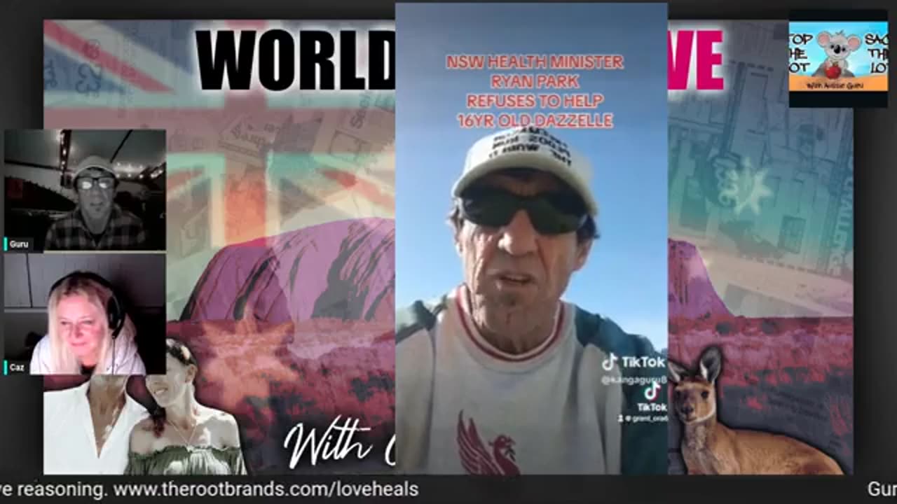 Guru and Caz with Mark