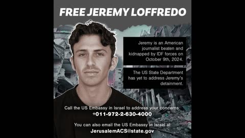 US-Journalist Jeremy Loffredo in Israel festgehalten