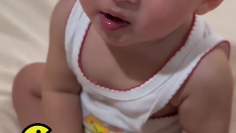 Cute baby playing ❤️❤️