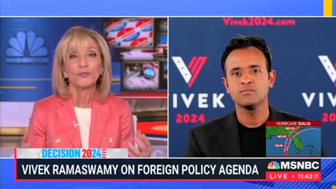 Ramaswamy Calls Out MSNBC Host For Linking Climate Change To Major Hurricane