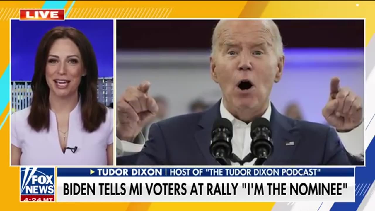 'Where's the loyalty'_ Tudor Dixon questions Gov. Whitmer's absence from Biden Gutfeld News