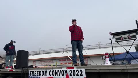 Peoples Convoy 3/18/22 Morning Driver's meeting.