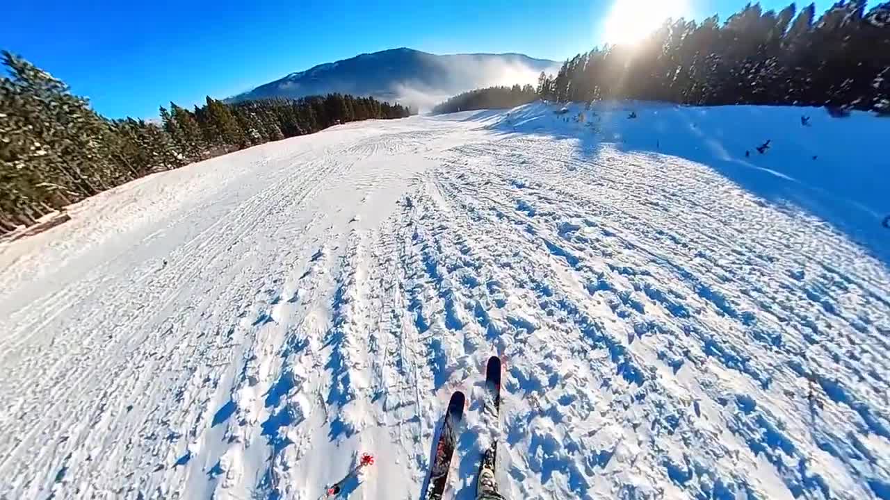 Backcountry Couloir Skiing- Bridger Bowl Montana