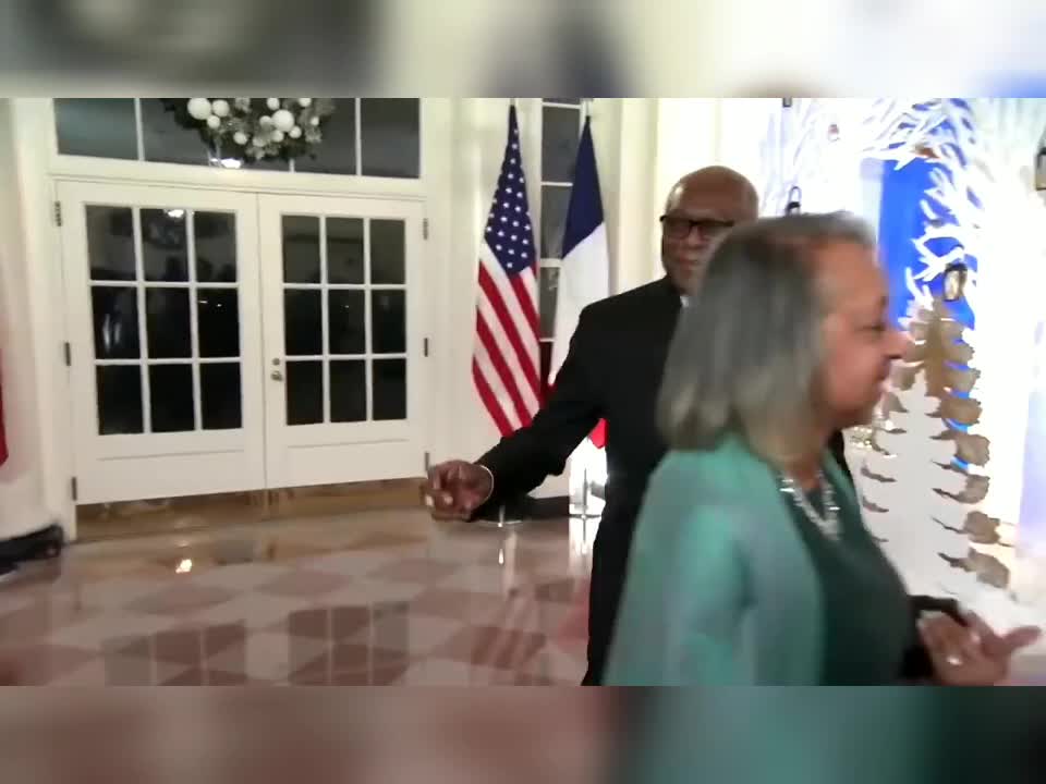 Stars attend opulent Macron state banquet in the United States.