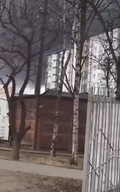 New footage of the shelling of Ivano-Frankivsk airport