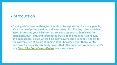 Shop Bike Body Covers Online to Get Quality Products