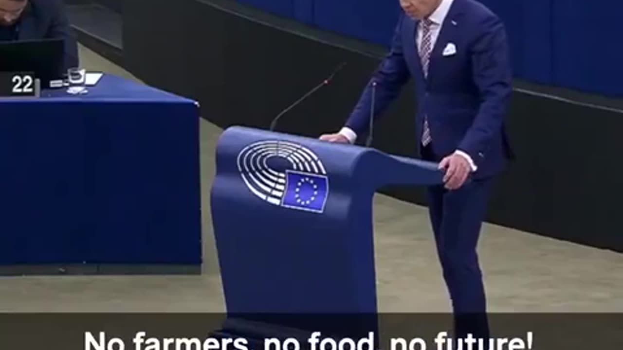 No farmers, no food, no future!" - Dutch MEP, Rob Roos, exposes the war on our food supply