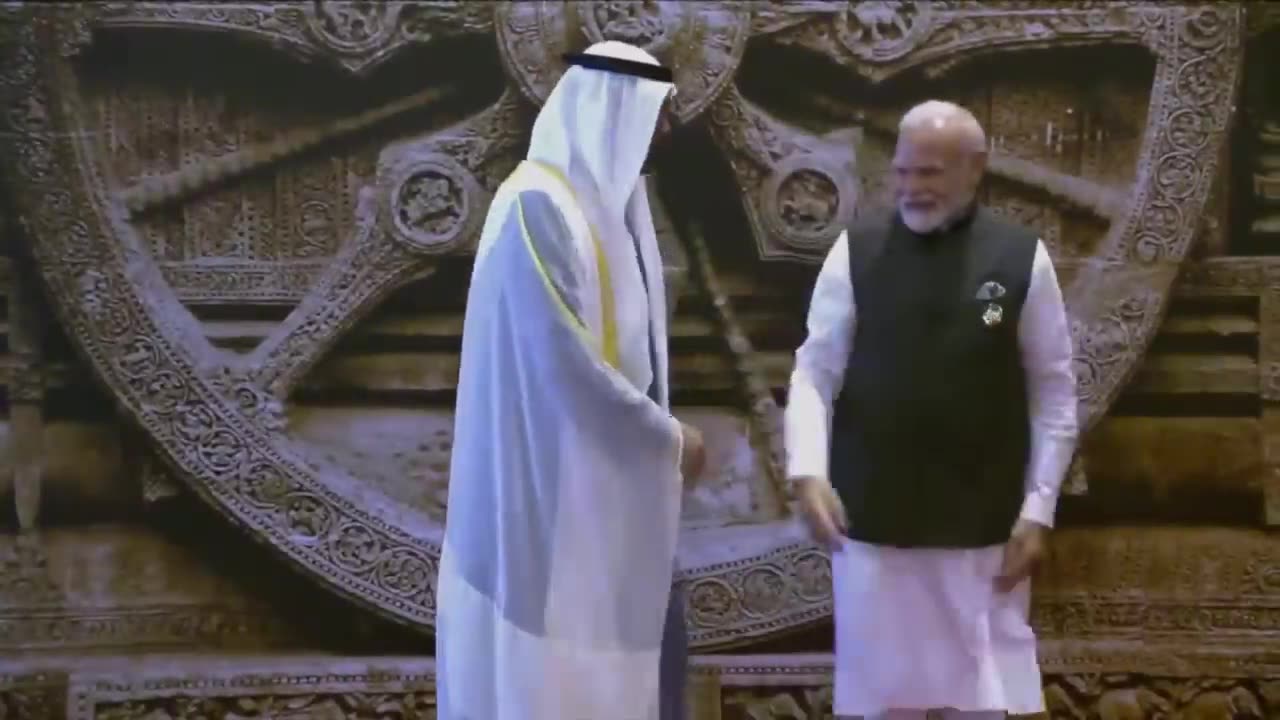 G20 Summit Delhi President of UAE, Mohammed bin Zayed Al Nahyan at the Bharat Mandapam