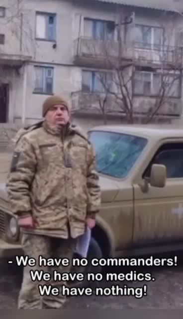 Artemovsk, a company commander went on a sick leave.