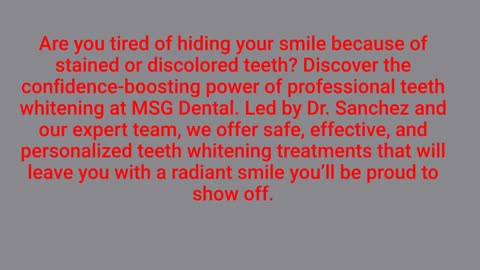 MSG Dental : Teeth Whitening in Hialeah Gardens, FL