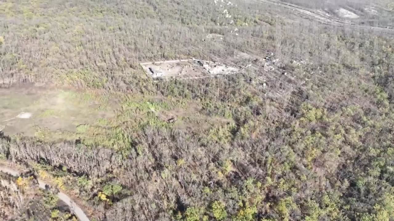 Dropping leaflets near the AFU bunker in Chasov Yar.