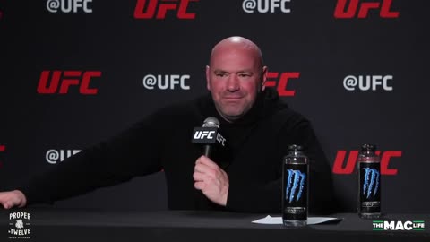 Dana White Has PERFECT Response to Journo's "Gotcha" Question