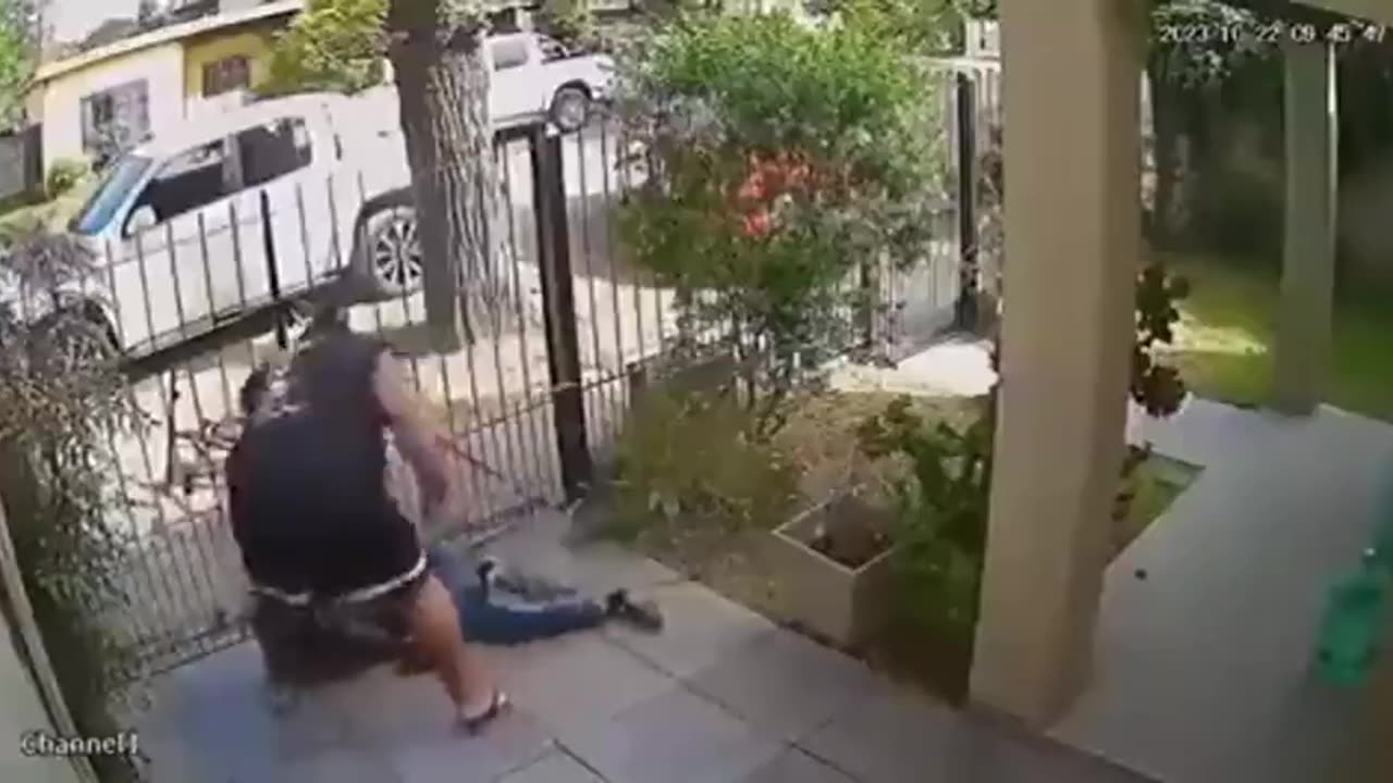 He tried STEALING big boys BIKE, but he ended up with a BU** WHOOPING