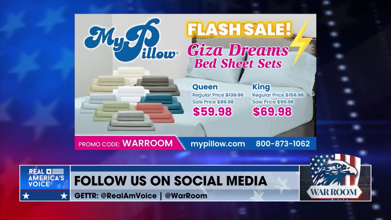 Go To mypillow.com/warroom And Get Your WarRoom Posse Specials Today