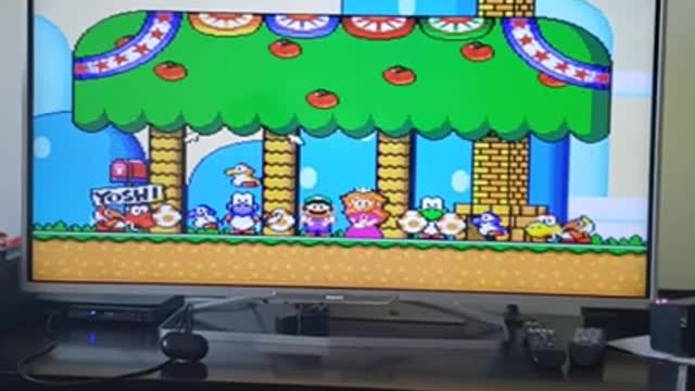 Super Mario World (Super NES) - Ending