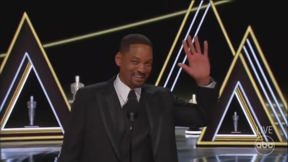 Will Smith's Eyebrow Raising Oscars Acceptance Speech