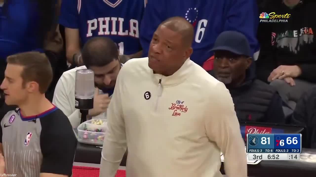 Sam Cassell gets a technical for getting up from the bench and stepping on the court