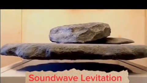 Sound vibration levitation