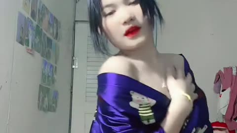 Very Very Cute And Sexy Girls Dancing In Bedroom Alone