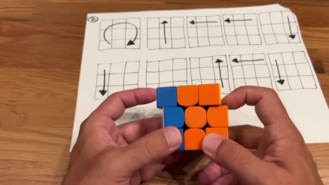 Learn how😍 to solve a Rubik’s cube in 1😱 minute training day 10👍