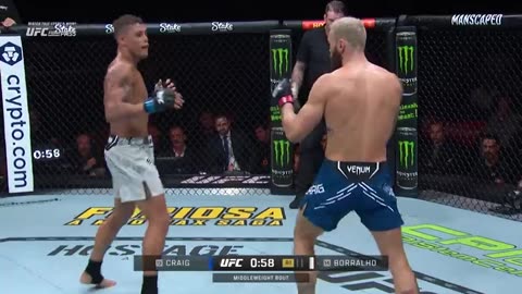 UFC Caio Borralho vs Paul Craig full fight match