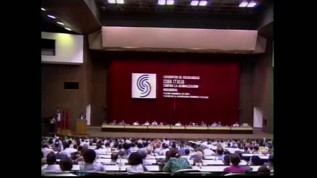 Gianni FAvaro al Parlamento cubano correva l'anno 1997