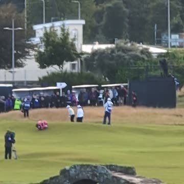 The AIG Woman's open Golf Championship St Andrews Sunday afternoon 18th Green