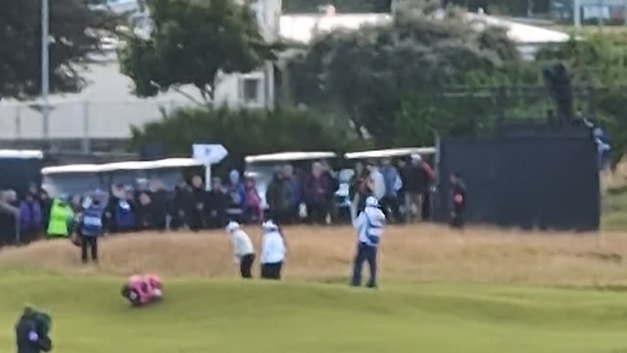 The AIG Woman's open Golf Championship St Andrews Sunday afternoon 18th Green