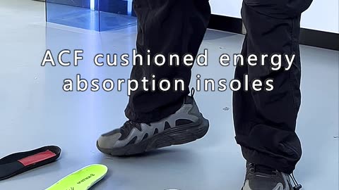 Performance test results of cushioning insoles