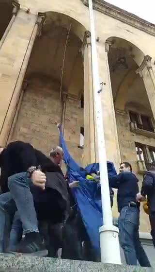 🇬🇪 georgiani che non vogliono unirsi all'UE corrotta e criminale.