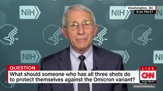 Fauci Calls for Even the Triple Vaxxed to Still Wear Masks