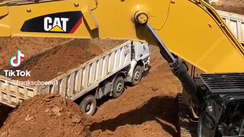 monster CAT excavator
