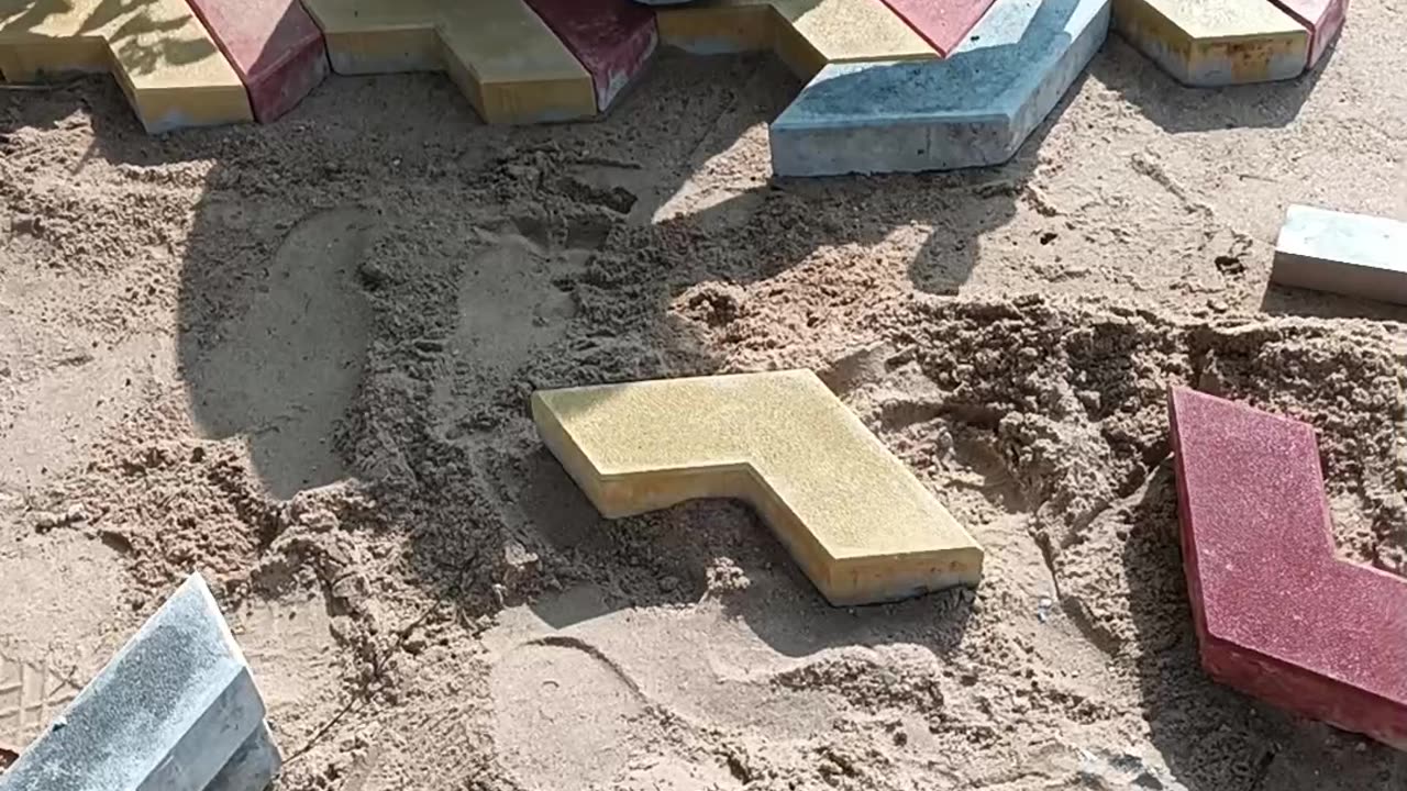 Wow beautiful House I shape design paver block installation process